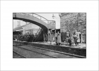 Roscommon Railway Station..possibly 1922 when troops left Barracks?