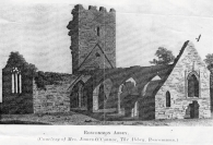 Roscommon Abbey c.1253 Tower demolished in 1792