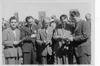 Roscommon Races (l-r) Michael O'Callaghan, ? ?, Jimmy Murray, Donal Keenan & Bill Carlos